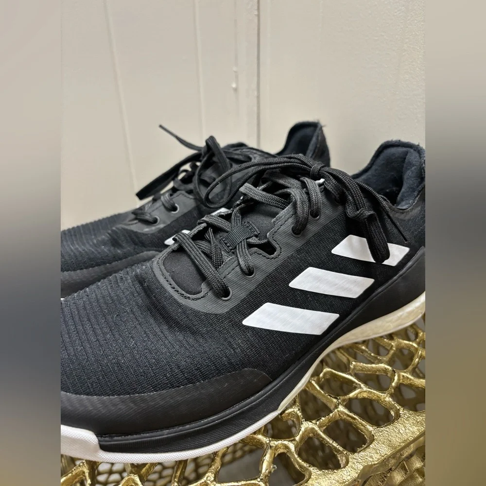 Adidas Black and White Sneakers Womens Size 10